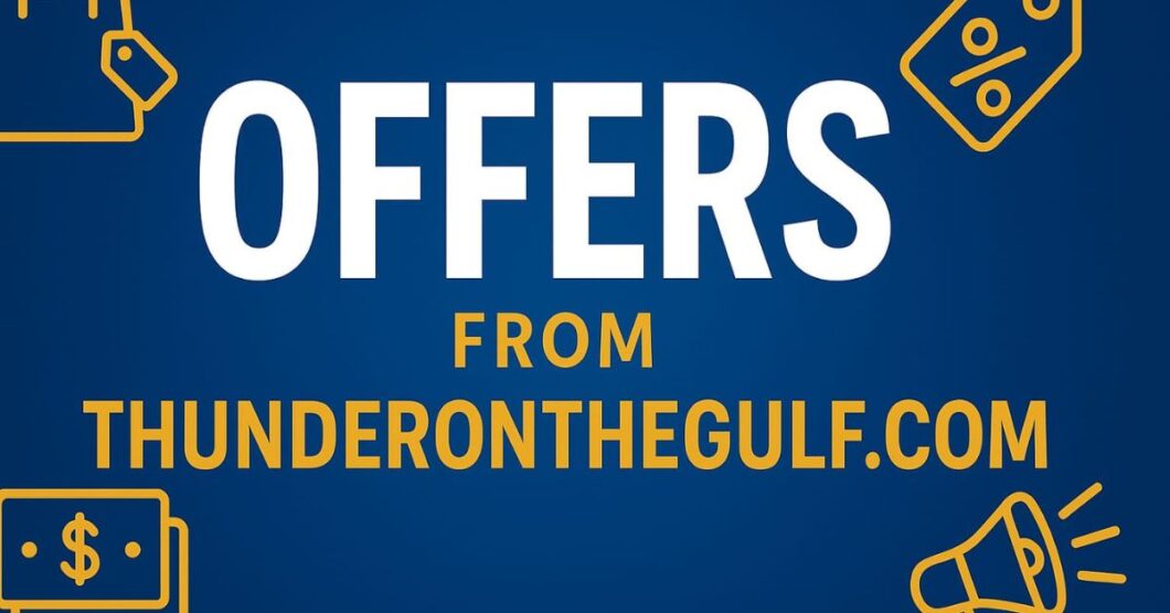 Best Travel Deals on Offers from ThunderontheGulf .com 2025